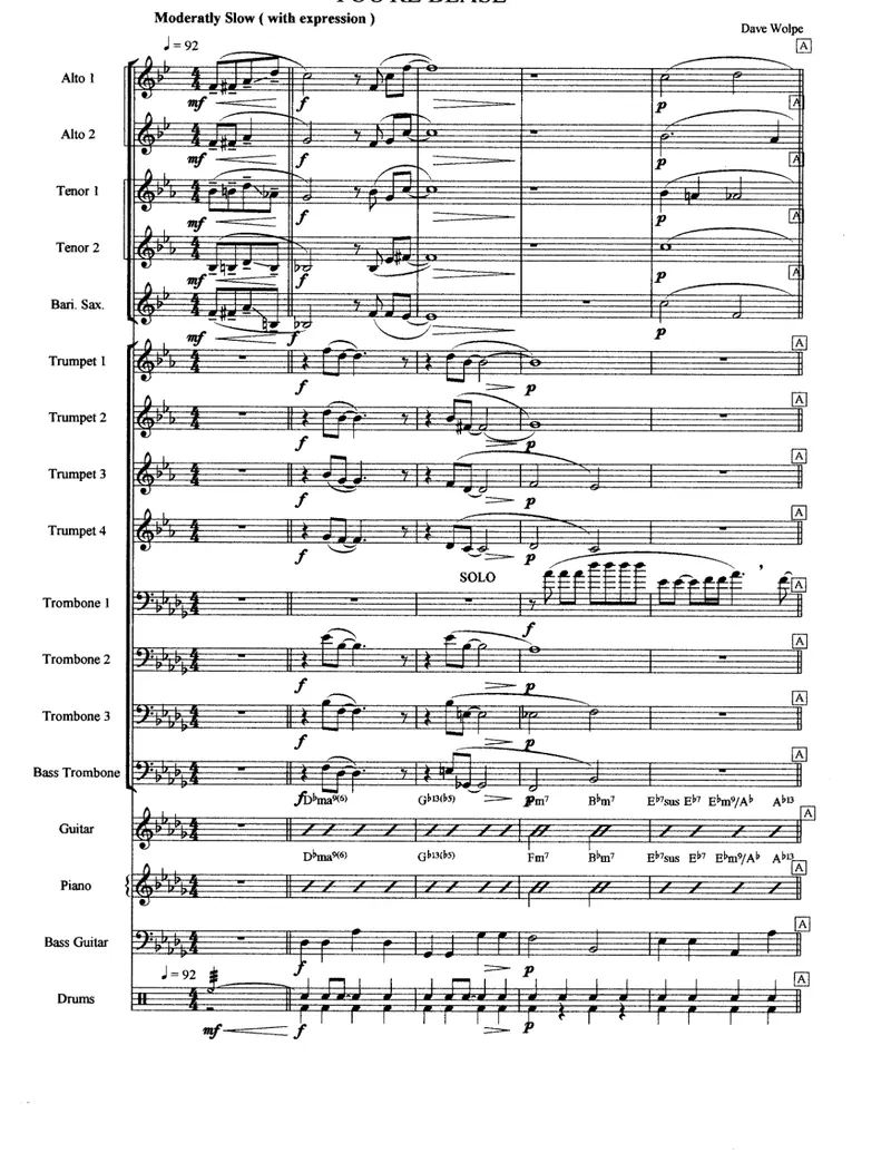 You're Blase score preview