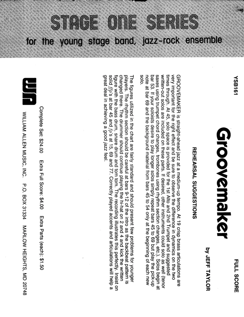 Groovemaker score preview