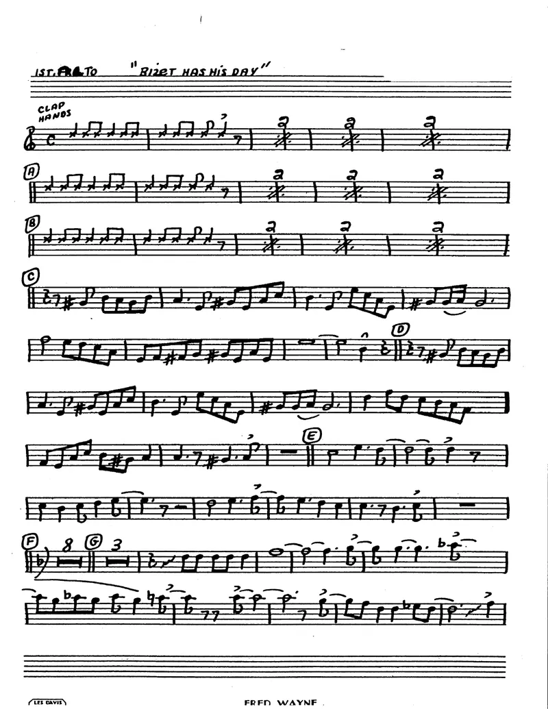 Bizet Has His Day score preview