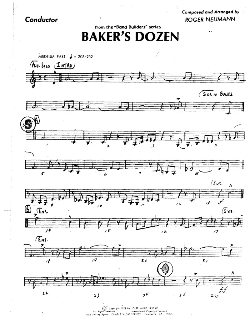 Baker's Dozen score preview