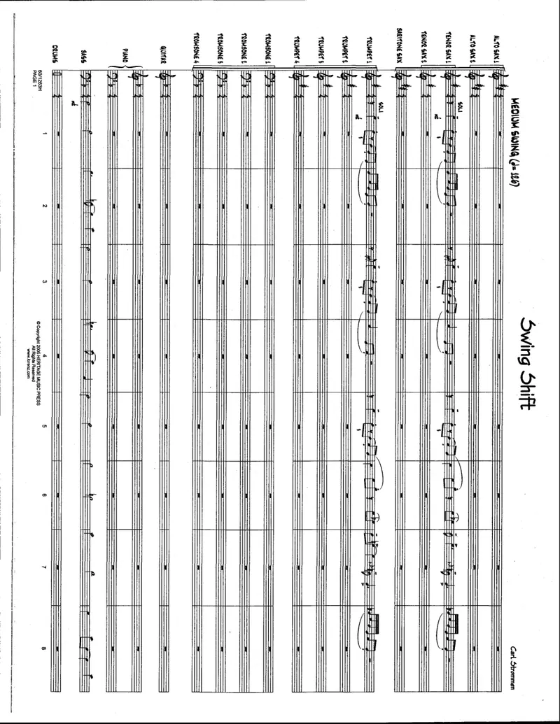 Swing Shift score preview