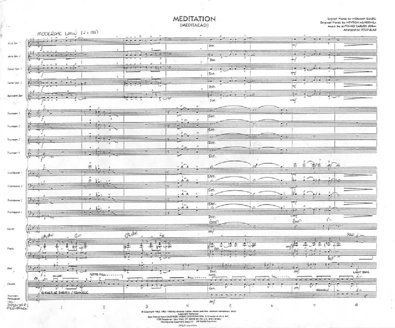 Meditation score preview