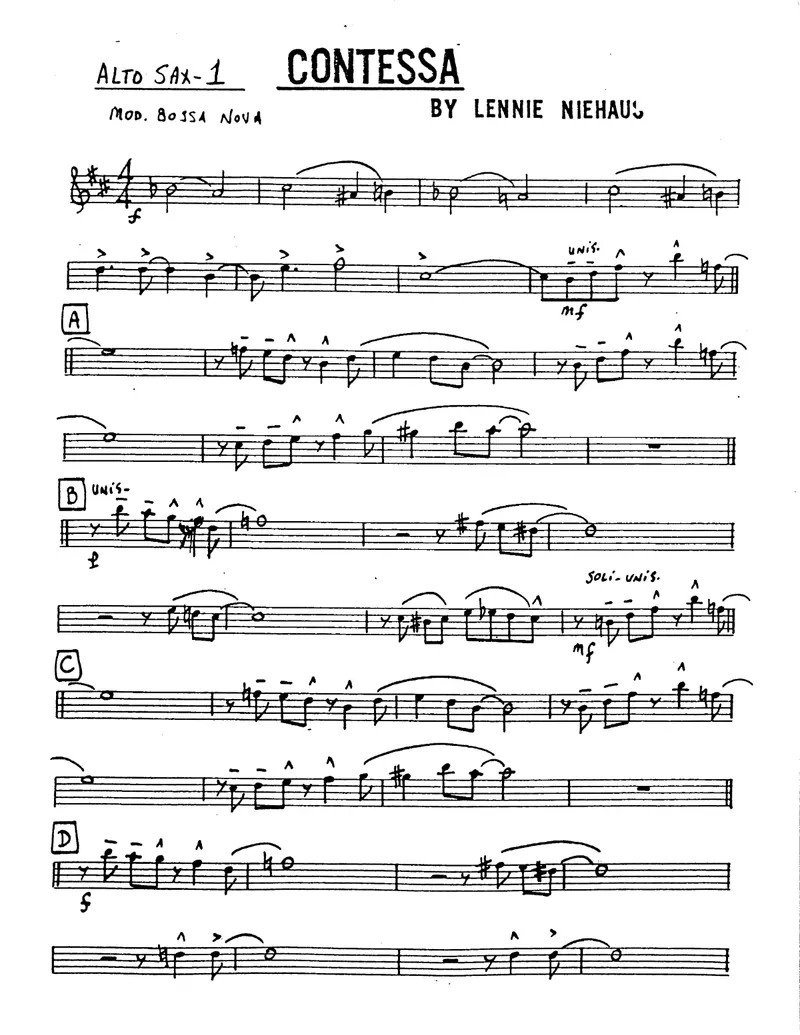 Contessa score preview