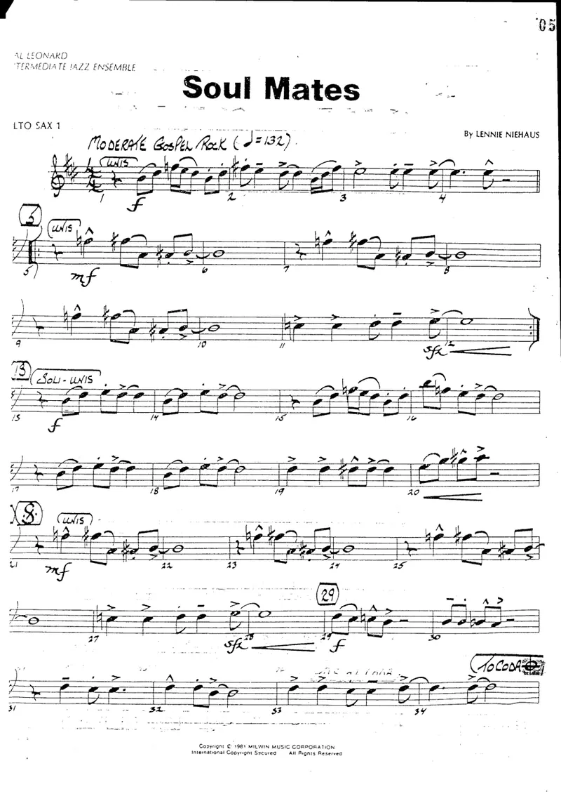 Soul Mates score preview