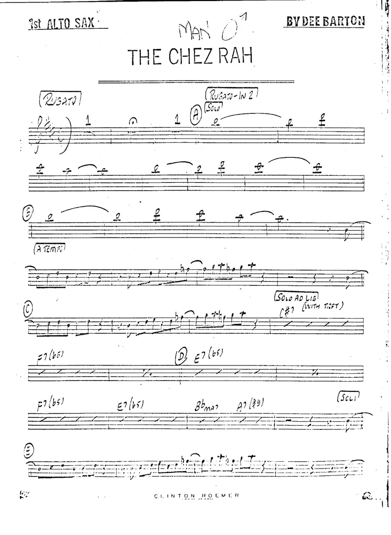 The Chez Rah score preview