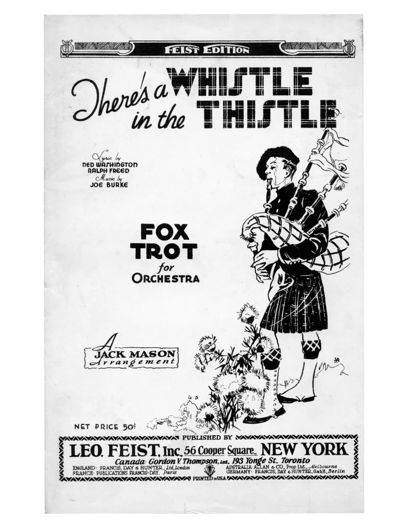 There's A Whistle In The Thistle score preview