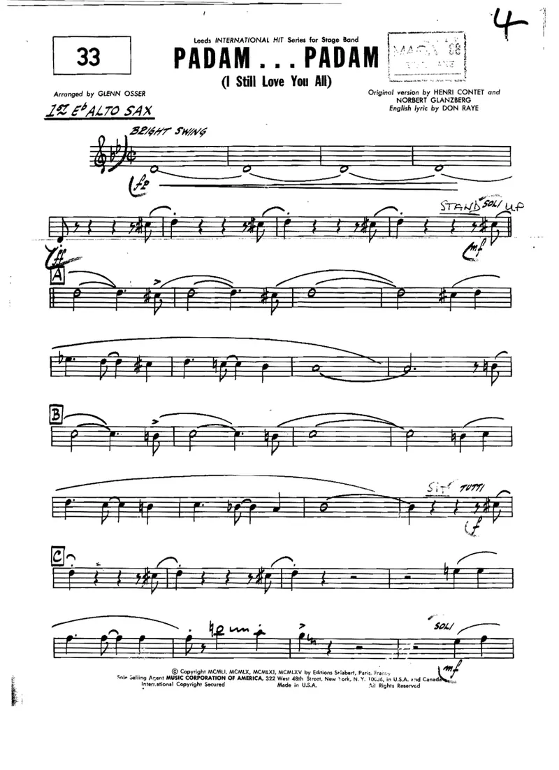 Padam ...Padam score preview