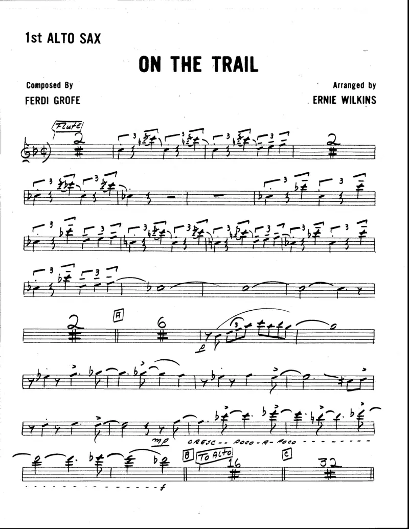 On The Trail score preview