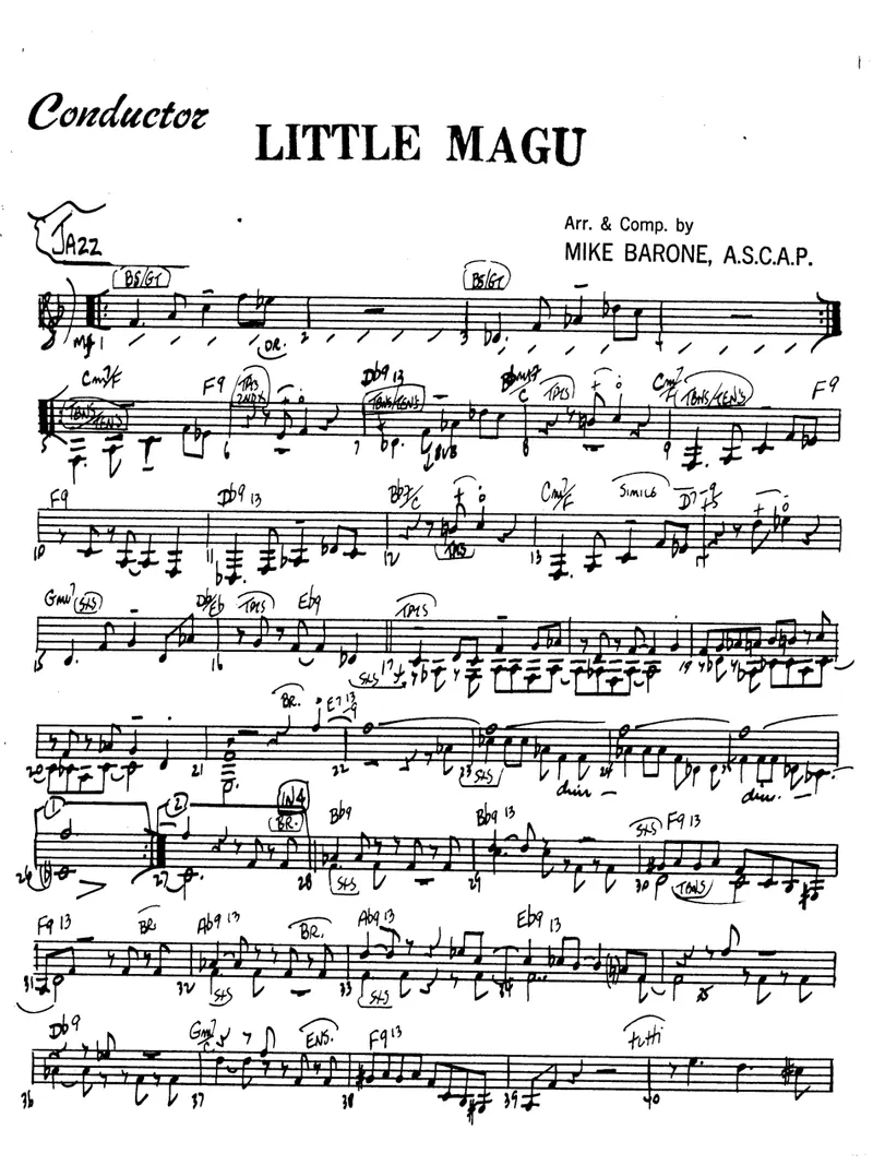 Little Magu score preview