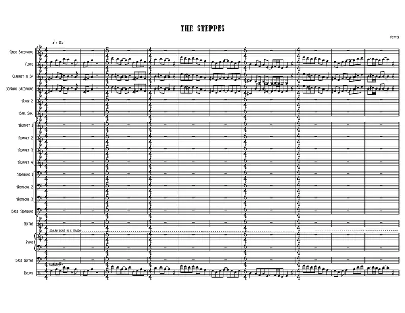 The Steppes score preview