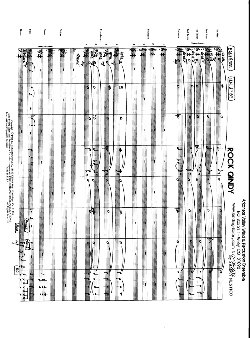 Rock Candy score preview
