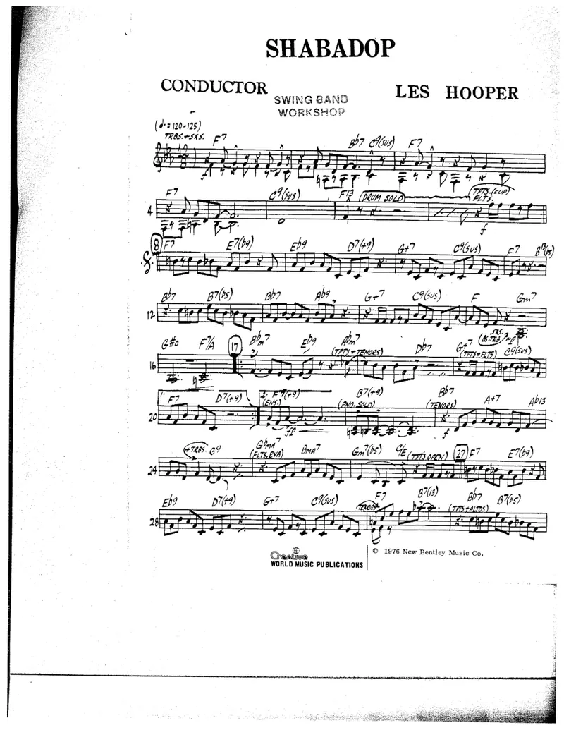 Shabadop score preview