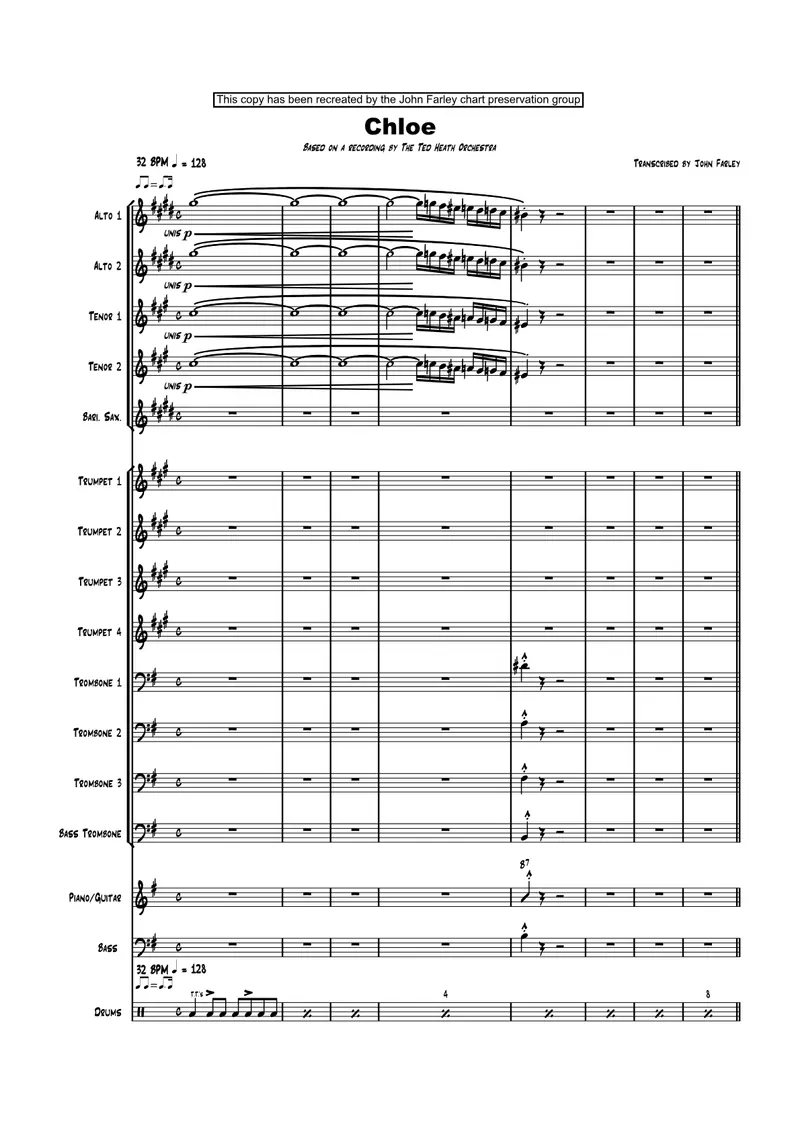 Chloe score preview