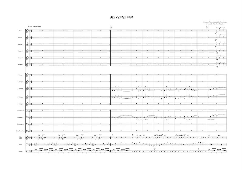 My Centennial (Thad Jones) B.Myagkov score preview