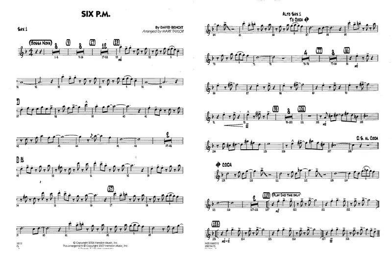 Six P.M. score preview