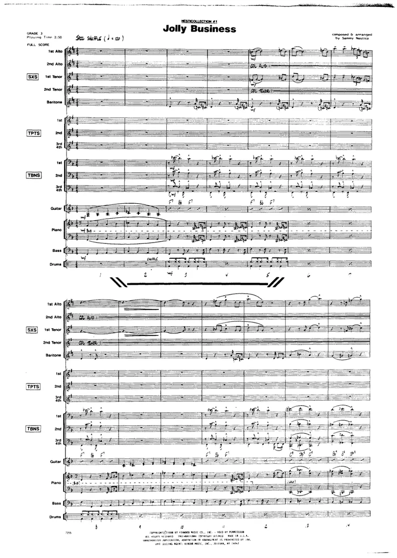 Jolly Business score preview
