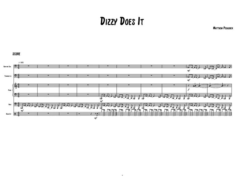 Dizzy Does It score preview