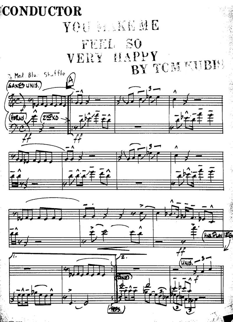 You Make Me Feel So Very Happy score preview