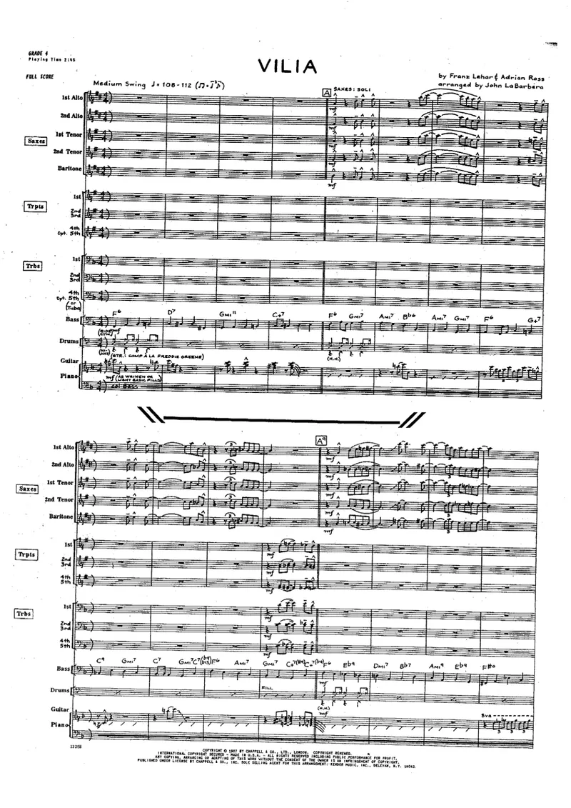 Vilia score preview