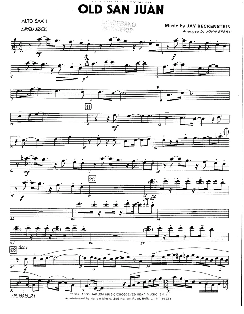 Old San Juan score preview