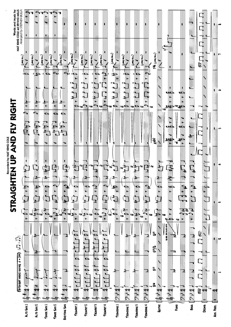 Straighten Up And Fly Right score preview