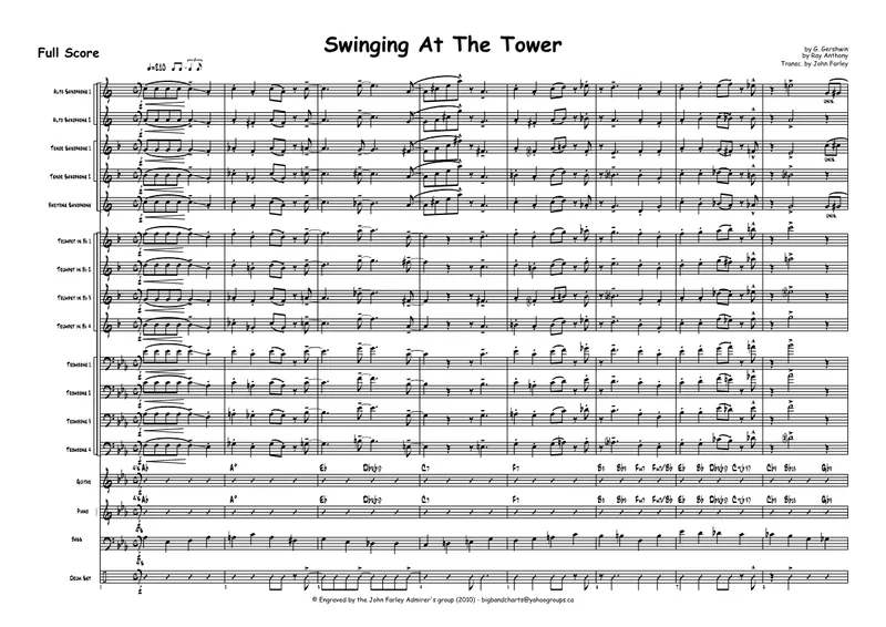 Swinging At The Tower score preview