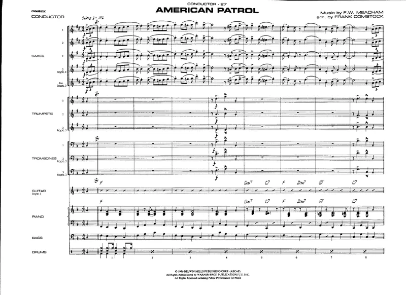 American Patrol score preview