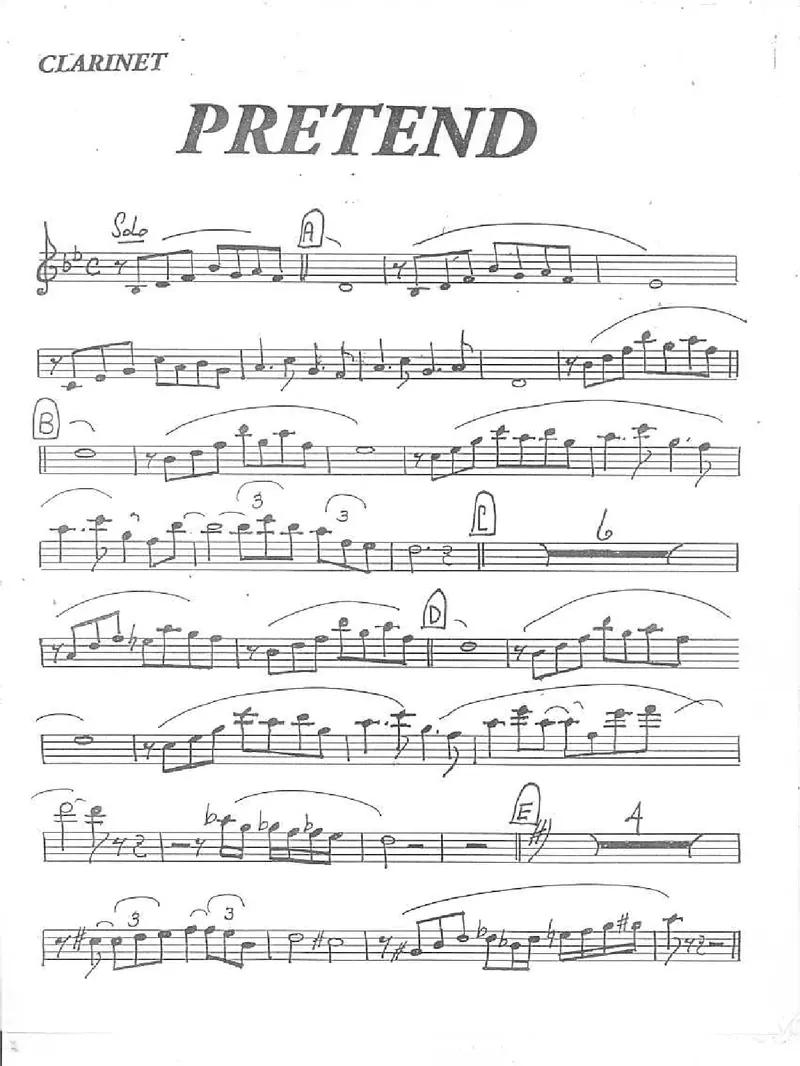 Pretend score preview
