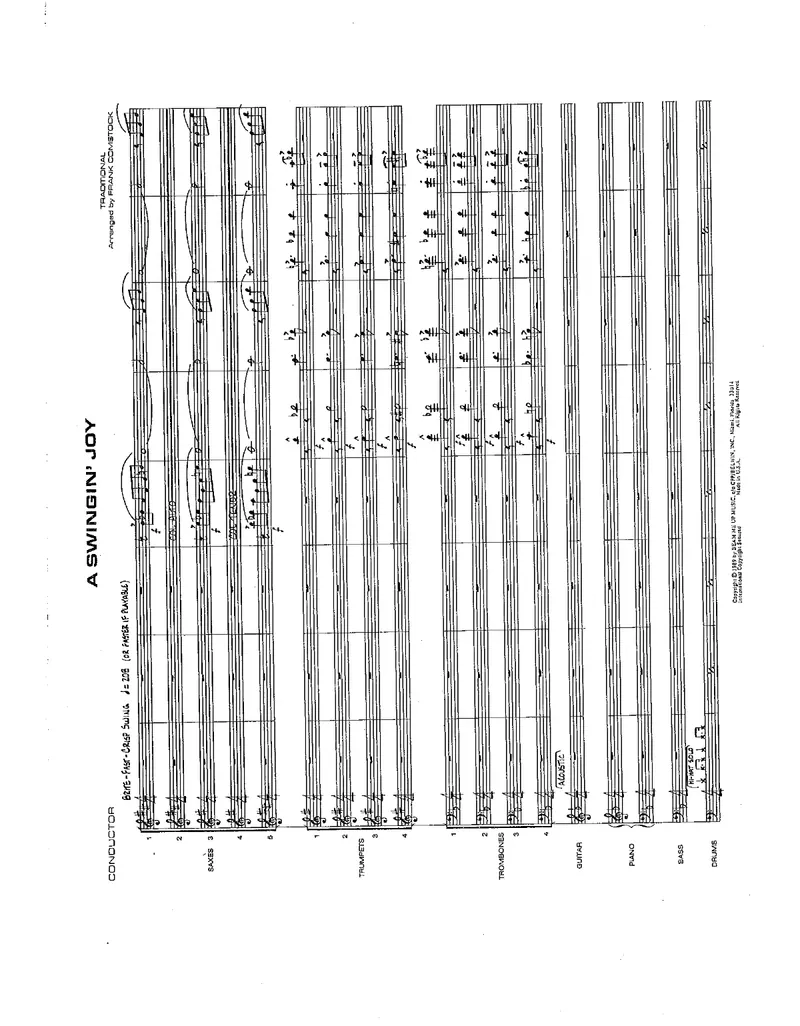 A Swingin' Joy score preview