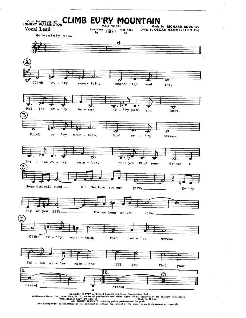 Climb EV'RY Mountain score preview