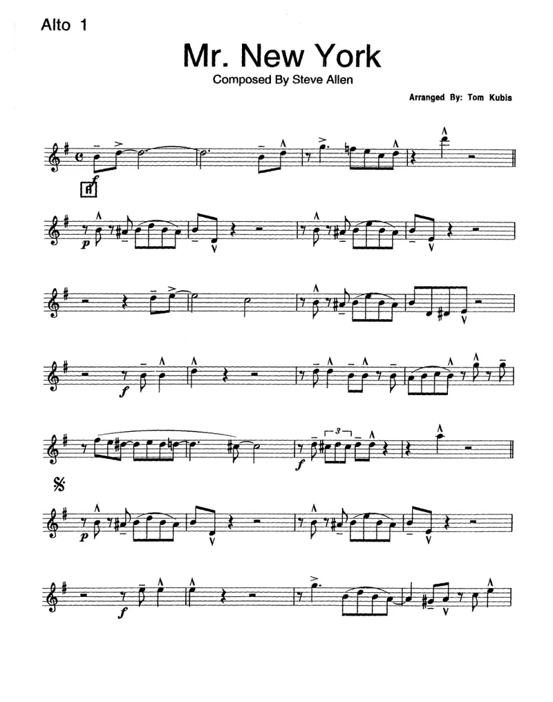 Mr.New York score preview
