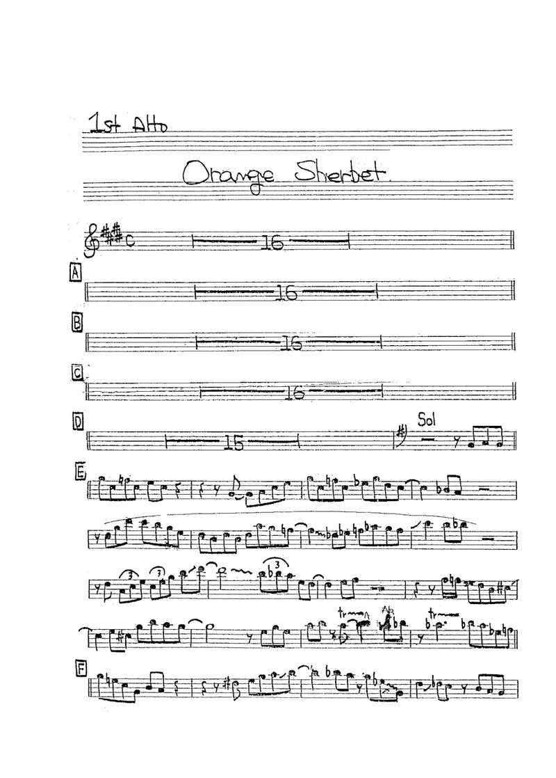 Orange Sherbert score preview