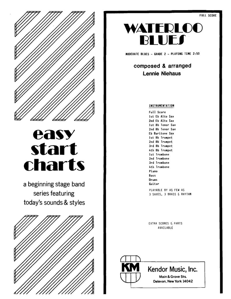 Waterloo Blues score preview