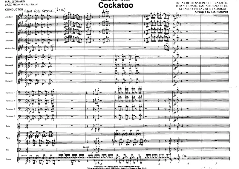 Cockatoo score preview