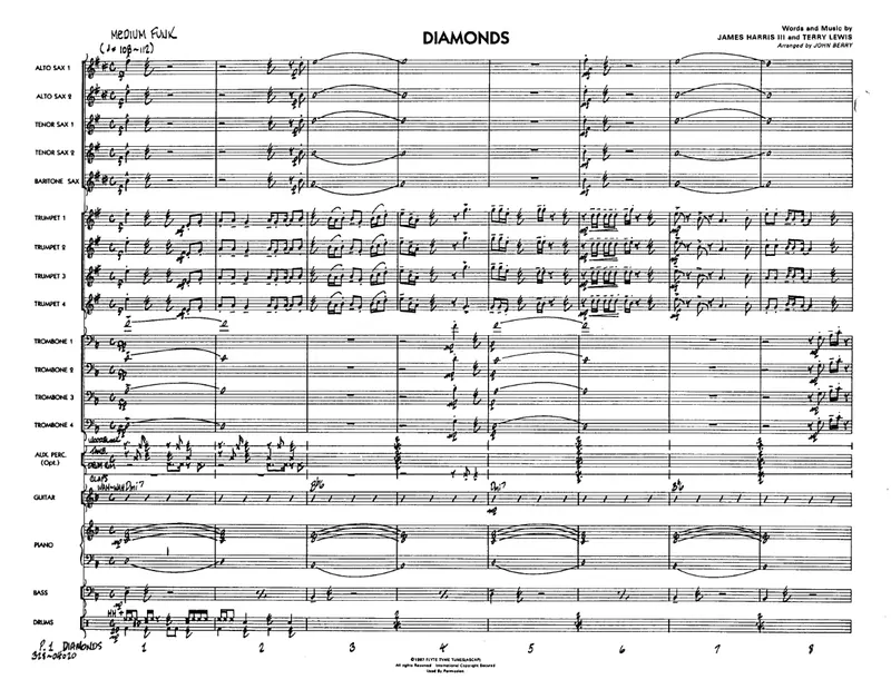 Diamonds score preview