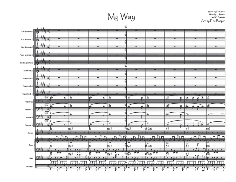 My Way score preview