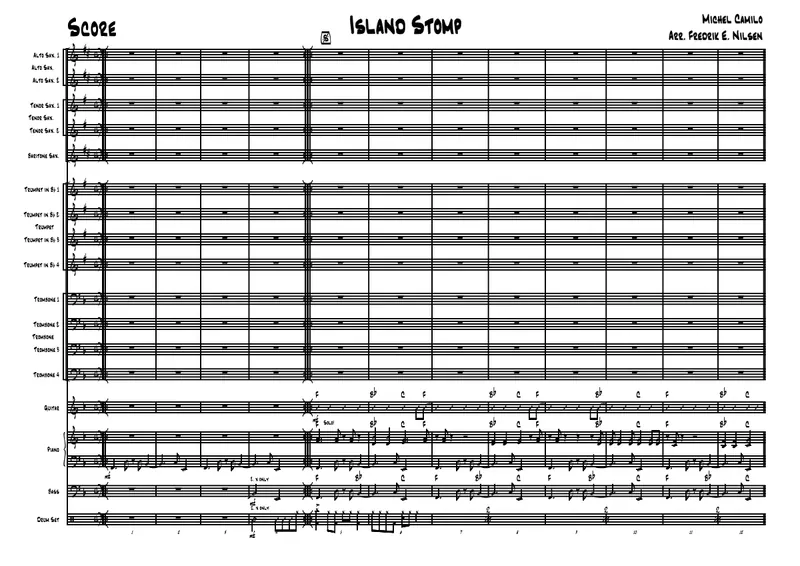 Island Stomp score preview