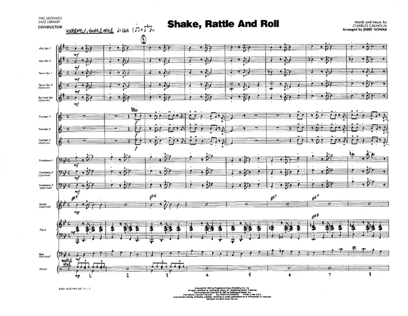 Shake, Rattle And Roll score preview