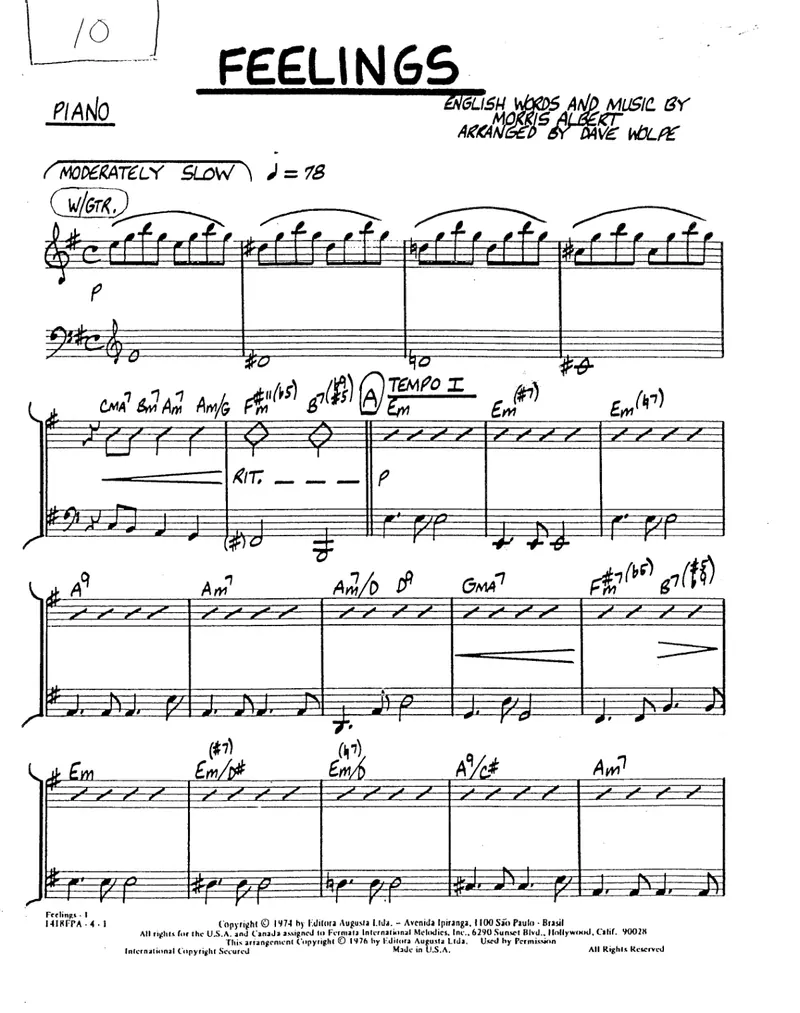 Feelings preview page 1