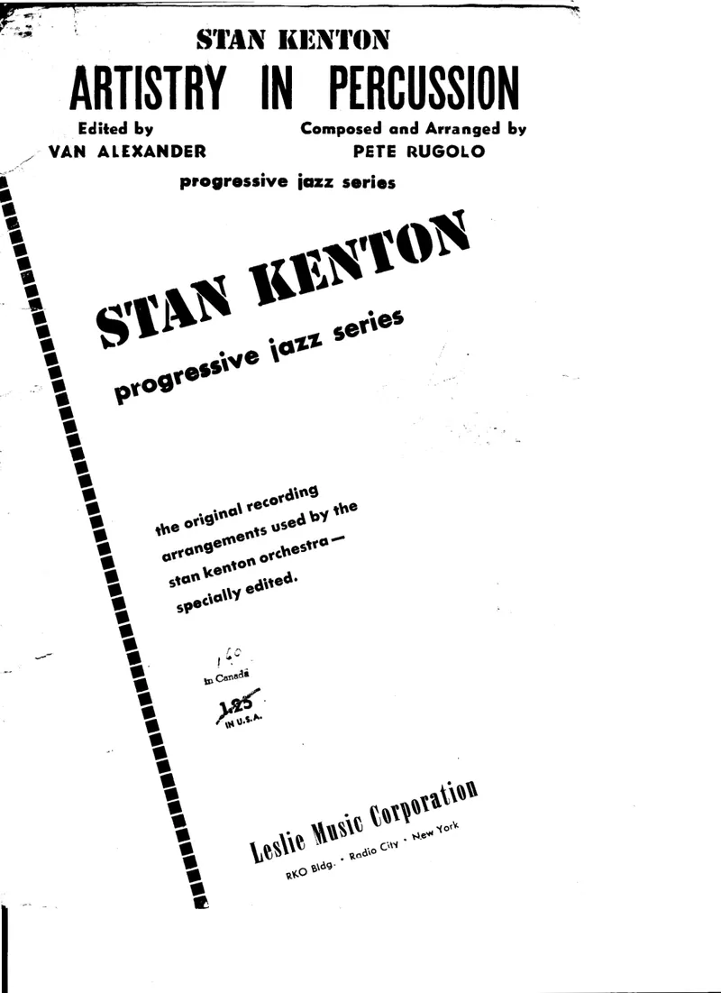 Artistry In Percussion score preview