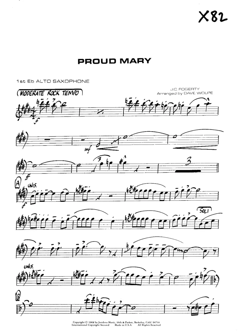 Proud Mary score preview
