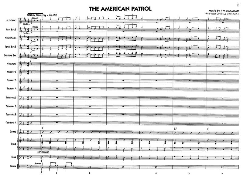 The American Patrol score preview