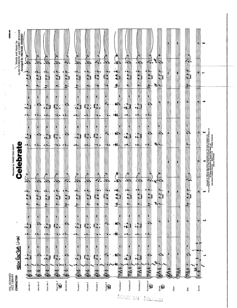 Celebrate score preview