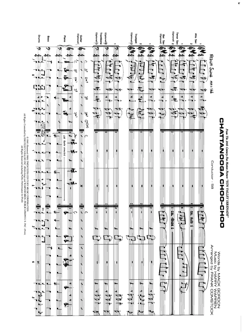 Chatanooga Choo Choo preview page 1