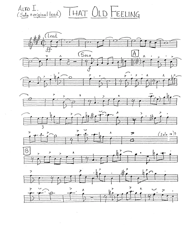 That Old Feeling preview page 1