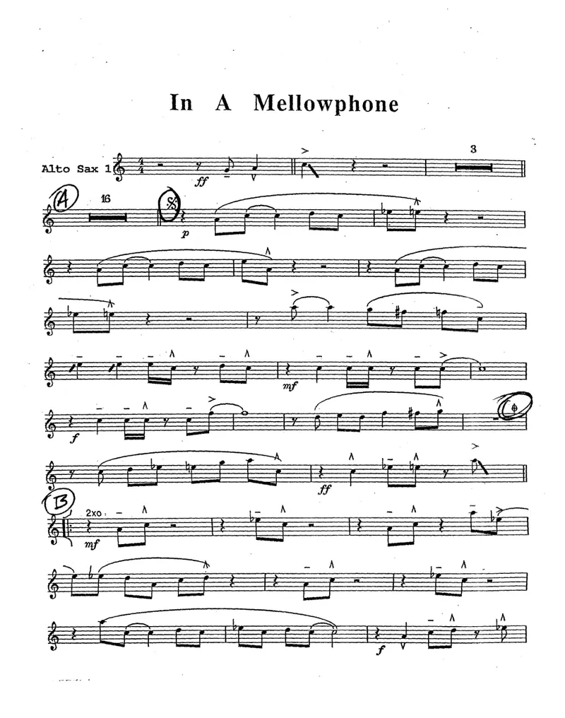 In A Mellowphone score preview