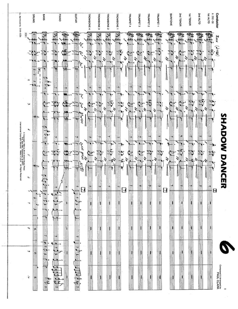 Shadow Dancer score preview