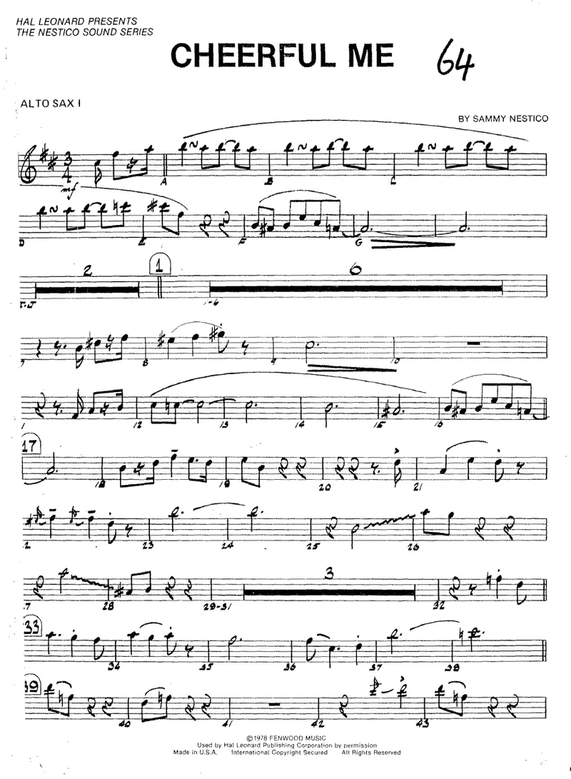 Cheerful Me score preview