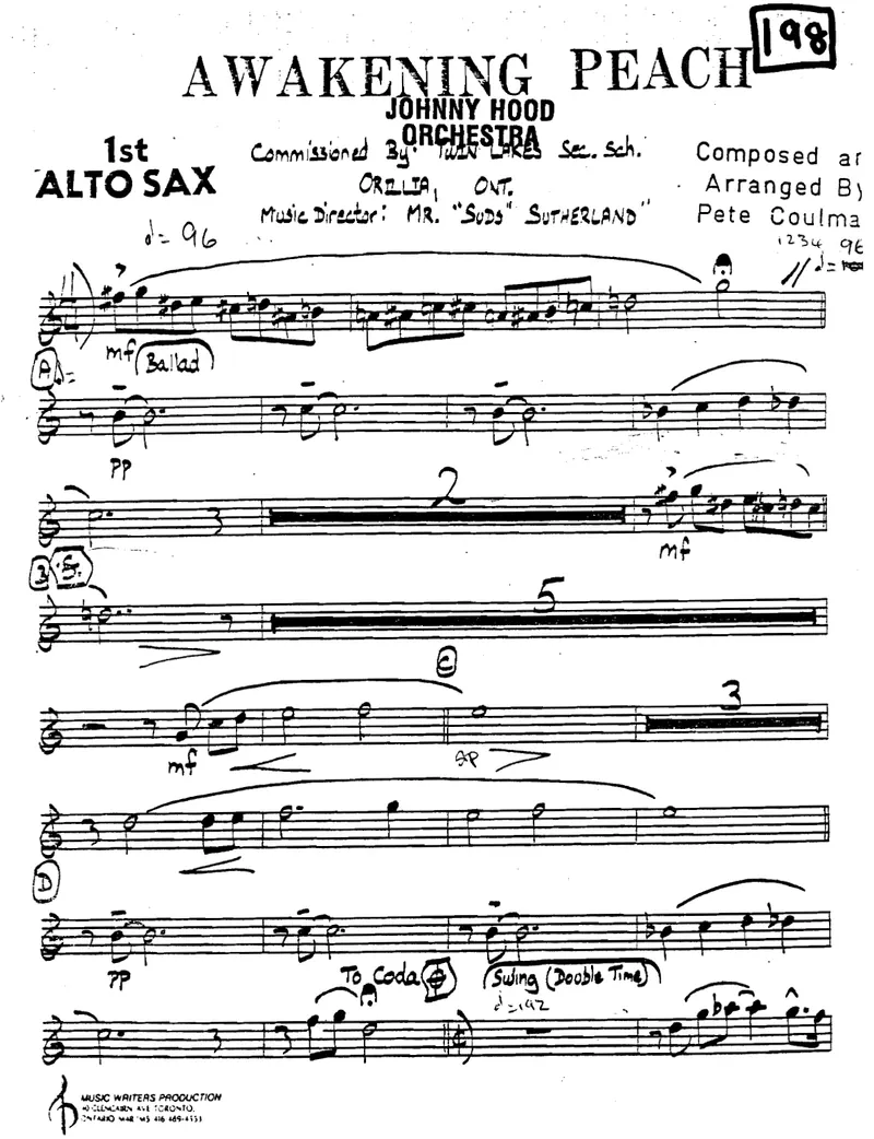 Awakening Peach score preview