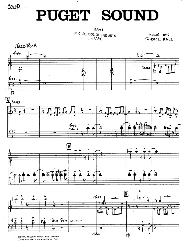 Puget Sound score preview